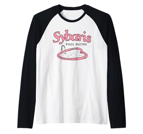 Sybaris Pool Suites Funny design Raglan Baseball Tee