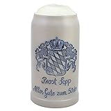 keferloher pizza Bierkrug mit Wunschgravur hergestellt in traditioneller Handarbeit