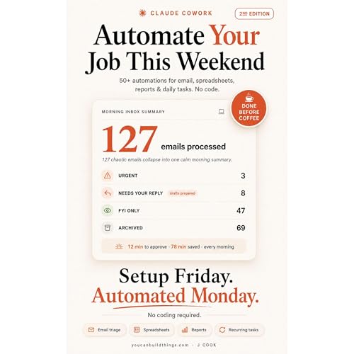 Claude Cowork - Automate Your Job This Weekend Audiobook By J Cook cover art