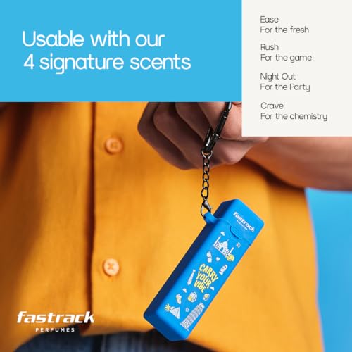 Image of Fastrack Discovery Perfume for Men | Best for travel & for gift | 8 ml x 4 Premium Scents- Ease, Night Out,Crave & Rush | Fresh & Woody | 32 ml