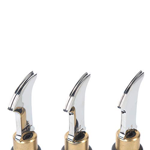UTA Leather Edge Creaser 1.5mm Leather Edge Creasing Tool,Stainless Steel Edge Marking Leather Craft Black Wood Handle Tools 1 Piece