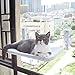 猫 ハンモック 窓 猫 ベッド 吸盤式 強力な吸盤 窓掛け 窓際マット 折りたたみ 窓ハンモック 取り付け簡単 四季兼用 耐荷重15kg 日光浴 ネコ用 猫 キャット ねこ 室内用 睡眠 運動 休憩 吸盤式 ペットベッド
