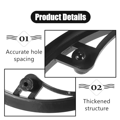 Protector Profesional para Rueda de Cadena de Bicicleta con 5 Tornillos, Negro, 5 Agujeros 48T miniatura 4
