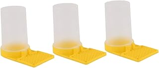 Parliky Bee Feeder 3pcs Bee Water Dispenser Bee Watering Station Bee Drinking Feeder Bee Keeper Tools Bee Feeder for Beehive