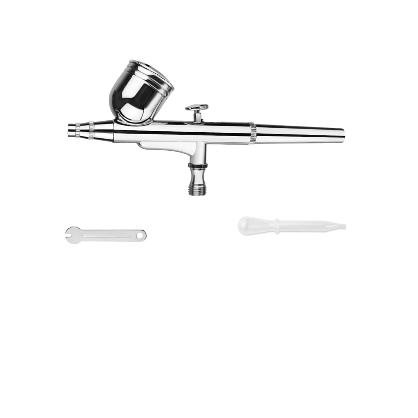 Spray Paint Machine, Dual-Action Airbrush Spray Gun Kit Trigger for Makeup Set Art Craft Model Paint Spraying Hobby 0.3MM 7CC(NCT130S)