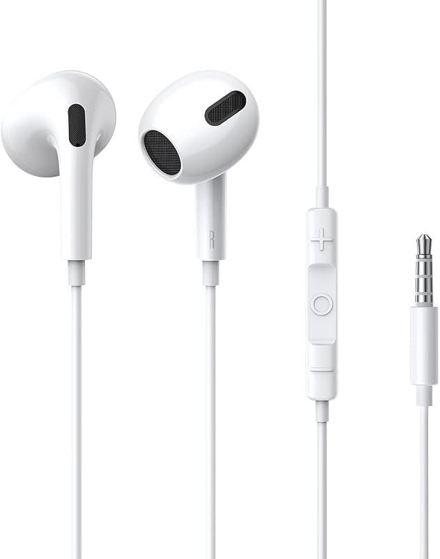 Baseus Encok 3.5mm lateral in-Ear Wired Earphone H17 White