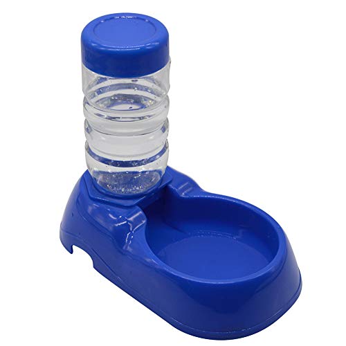 Pet Automatico distributore d' Acqua Cane Gatto Ciotola Bottiglia d' Acqua Potabile Dispenser Feeder Fontaine 500 ml Blu Prodotti per Animali Domestici