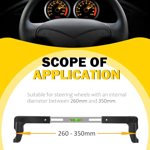 Image of Steering Wheel Level Alignment Tool Fits Steering Wheels With an Internal Diameter Between 260mm and 350mm (Single Side)