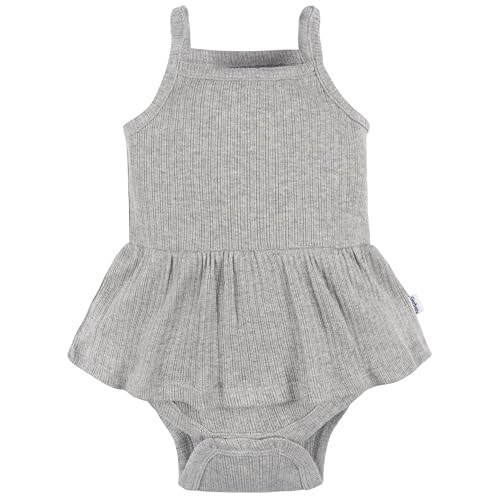 Image of Gerber Baby Girls Multi-Pack Sleeveless Onesies Bodysuit