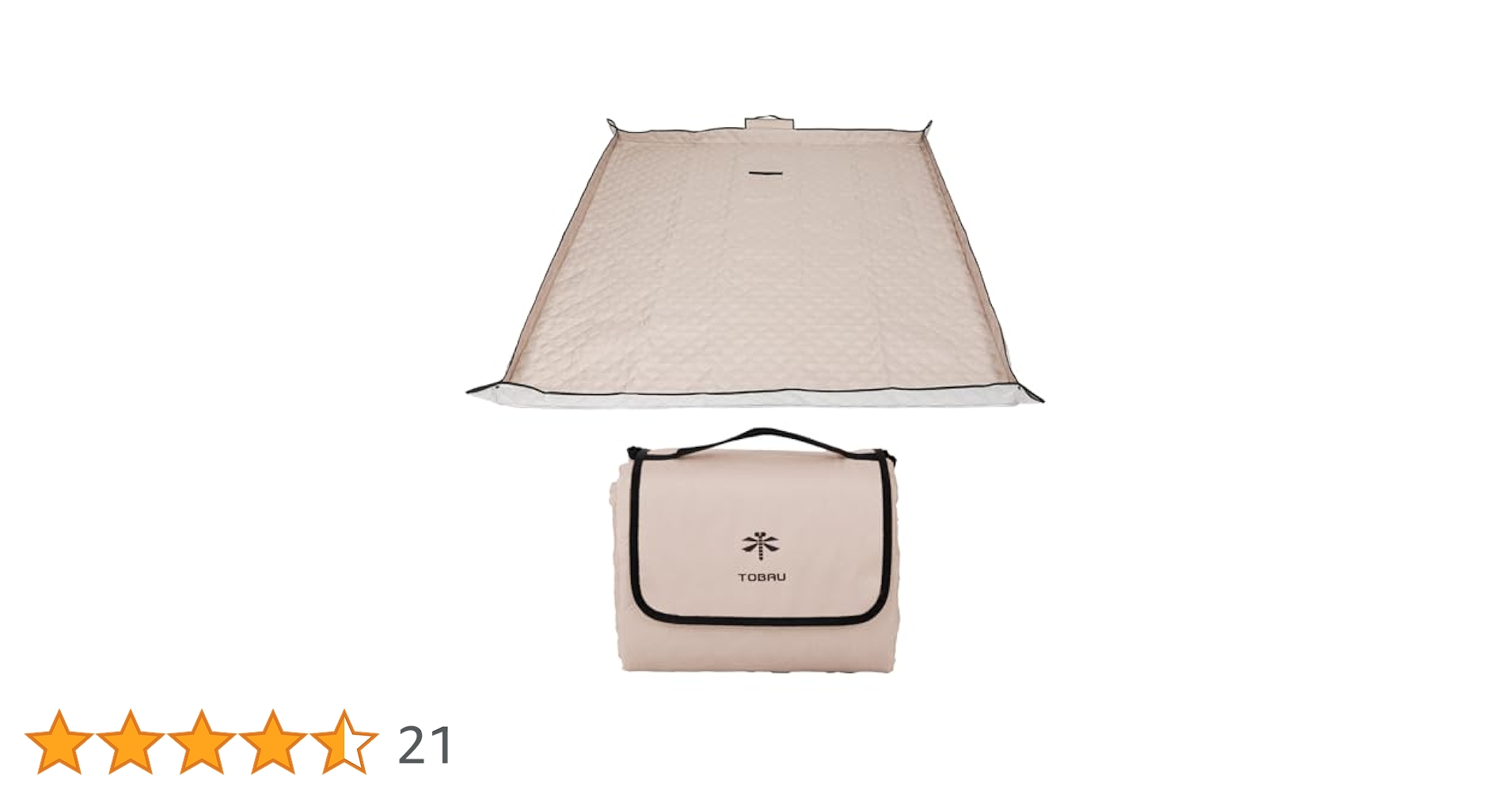 Amazon.co.jp: [TOBAU] レジャーシート 厚手 フチ自立 200×200