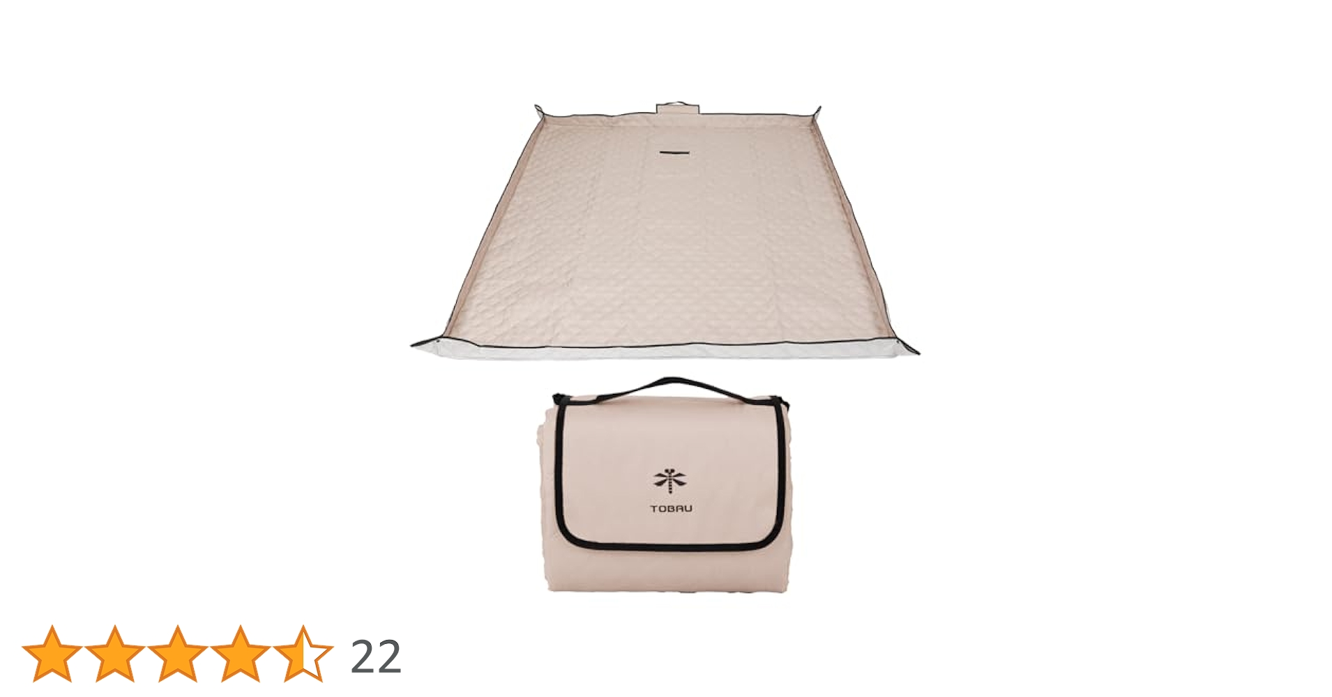 Amazon.co.jp: [TOBAU] レジャーシート 厚手 フチ自立 200×200