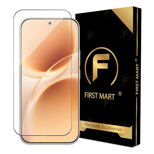 Image of FIRST MART Military Grade Gorilla Tempered Glass for Vivo V70 (6.59 Inch) With Edge To Edge Full Screen Coverage and Easy Installation Kit |Black