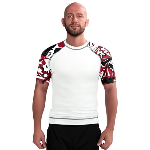 Rash Guard for Men UPF 50+, Mens Rash Guard Swimwear Compression, BJJ Rashguard for Men4