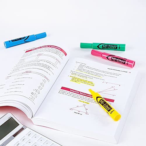 Avery 17752 Hi-Liter Desk-Style Highlighter, Chisel Tip, Assorted Colors, 4/Set #TOP5