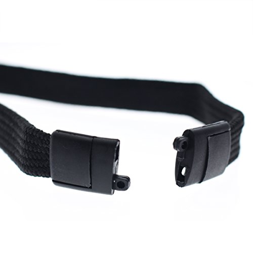 Cordons breakaway avec split porte-clés noirs heavy duty x25 - 6
