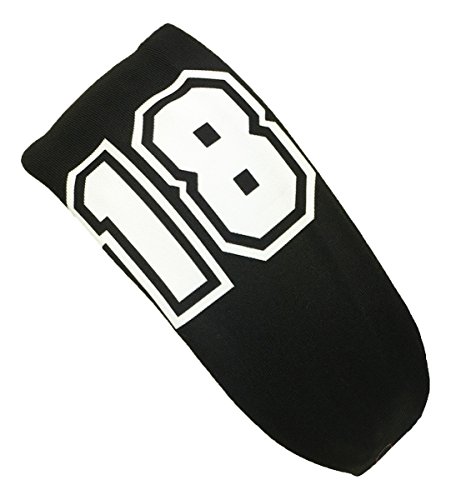 MadSportsStuff Player ID Black/White Headband Basketball Volleyball Softball Soccer