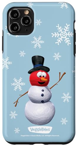 VeggieTales Let It Snow Bob The Tomato Snowman X}zP[X iPhone 11 Pro Max p
