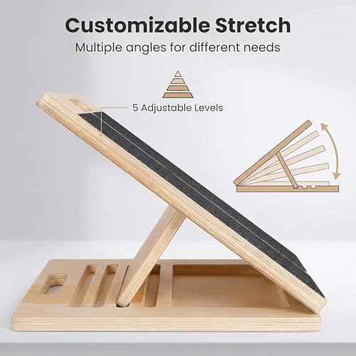 Tabla inclinada ajustable madera 16.5"×12" para estiramiento miniatura 2
