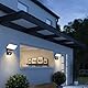 36W LED Wandleuchte Aussen/Innen Modern Wandlampe mit Bewegungssensor Außen warmweiß 3000K Wasserdicht IP65 Außenwandleuchte Schwenkbar LED Panel Außenlampe für Terrasse Eingang Garten Balkone-1Pack
