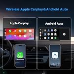 10.5" Wireless Carplay Screen for Apple CarPlay&Android Auto,4K Dash Camera - Image 2