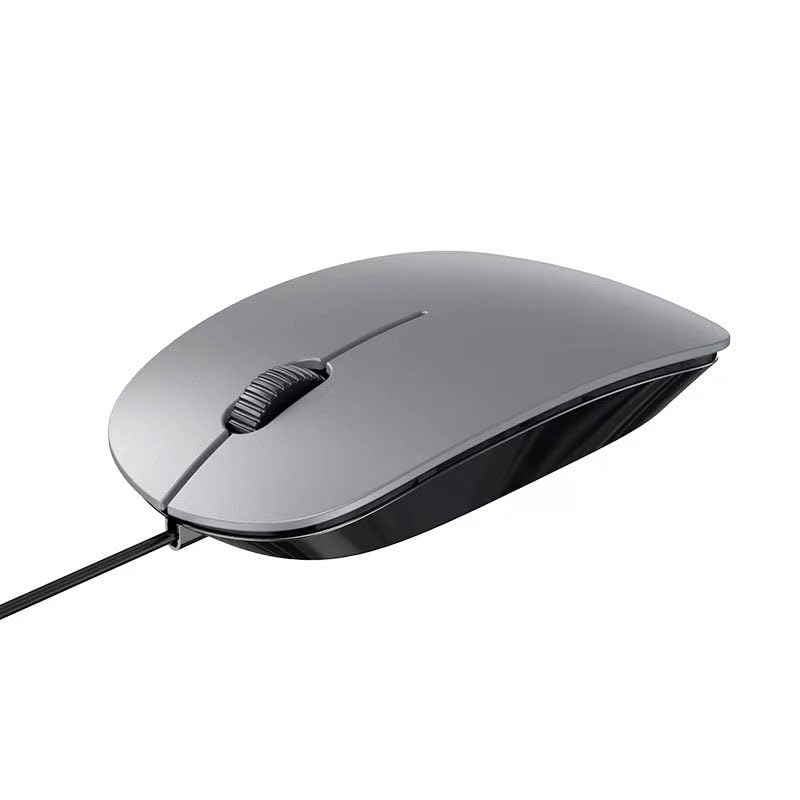 1 Pack 3-Button USB Wired Mouse with Scrolling and Tracking - Standard,Silent