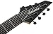 Jackson Dinky Arch Top JS22-7 DKA HT Electric Guitar - Satin Black Bundle with Cable, Tuner, Strap, Picks, and Austin Bazaar Instructional DVD