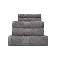 Ensemble 5 Serviettes Luxe 100% Coton Bio 650g/m² Sweet Green - Bleu