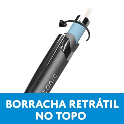 Lapiseira Profissional Pentonic 0.7 - Preta - Blister com 1 unidade + 1 tubo de grafite