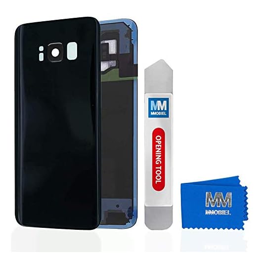 MMOBIEL Batteri med kameralins kompatibelt med Samsung Galaxy S8 Plus G955 6,2 tum (midnattssvart)
