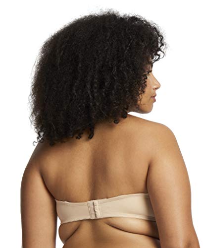Montelle Women's Stretch Lightweight Foam Cup Strapless Bra, Optional Straps Included2