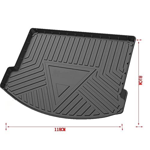 Tapis de coffre pour Jaguar E-Pace 2018-2020 bâche de protection sol auto - 2