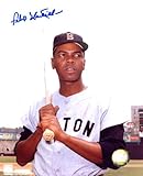 Felix Mantilla Autographed/ Original Signed 8x10 Color Photo Showing Him w/ the Boston Red Sox in the 1960s