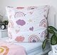 Theonoi Set 2 teilig Kinder Bettwäsche Bettbezug Wendebettwäsche 135x200 80x80 Baumwolle Kinderbettwäsche Öko-Tex Standard Deutsche Standardgröße (Unicorn)