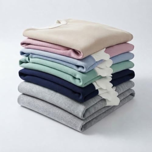 ZMIMAO Scalloped Oversized Sweatshirts For Women Fall Crewneck Sweatshirt - image 4