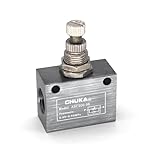 ASC200-08 Pneumatic Flow Control Valve 1/4 Thread Alluminium body