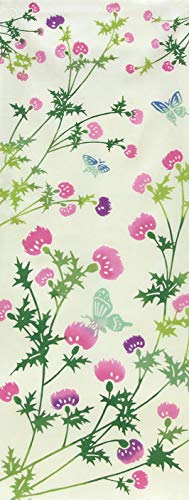 手ぬぐい アザミ 日本製 綿100% 33×90cm タペストリー ギフト