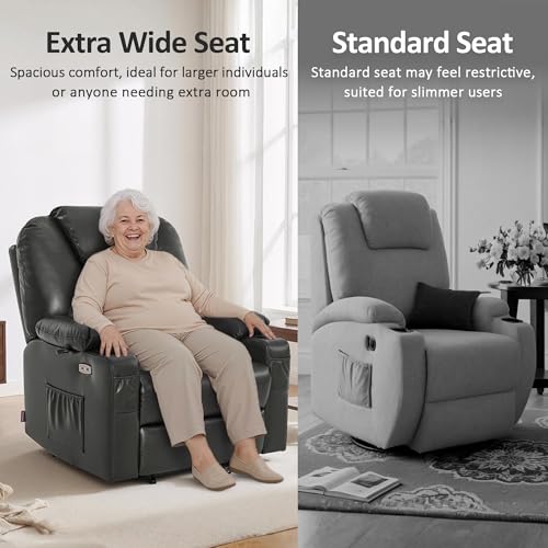 Image of MCombo Power Lift Recliner Chair for Elderly, Heat and Massage R7045