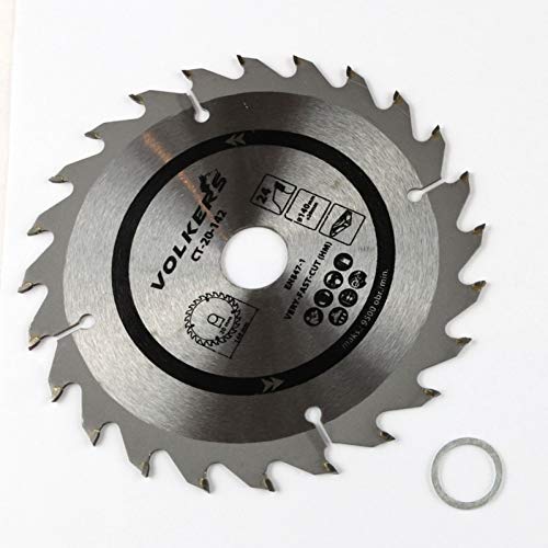Hartmetall - Kreissägeblätter 140 x 20 mit 16, 18, 24, 30, 40 Zähnen, Reduzierstücke: 16/12,75 mm (24 Zahnanzahl) Cover