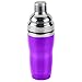 American Metalcraft PAS61 Cocktail Shaker, Stainless Steel, Acrylic, Purple, 16 Oz.