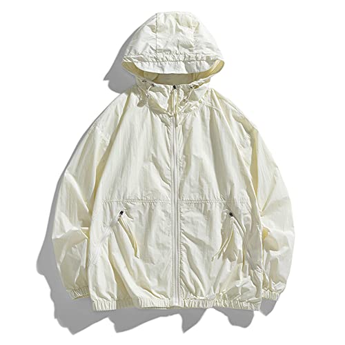 Veste d'été Youllyuu XXXL idéale pour les balades en plein soleil de juillet