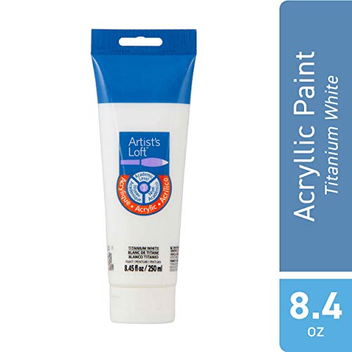 8.45Oz. Acrylic Paint By Artist Loft, Titanium White #TOP1