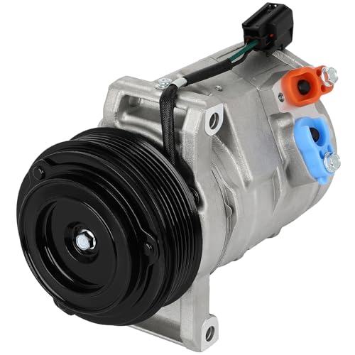 Image of SCITOO AC Compressor fit for Cadillac CTS 2.8L 2005-2007 | Fast Cooling, Ultra Low Noise (≤72 dB)Air Conditioner Compressor with Clutch, Easy Installation, 19130460 25742899