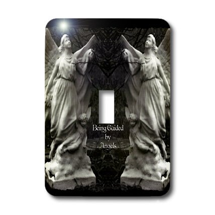 Deux anges de protection 2,5 cm 3dRose LSP_63366_2 plaque interrupteur - 2