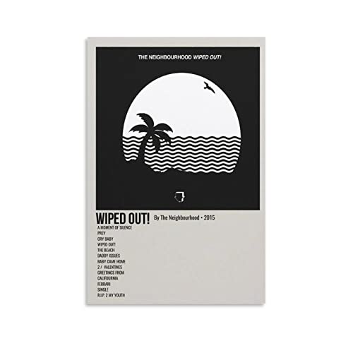 Poster The Neighbourhood Wiped Out toile grand format sans cadre
