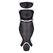 CHAMPRO Fastpitch Softball Catcher's Set - Headgear, Chest Protector, Leg Guards, Black, Age 9-12 (CBSF9)
