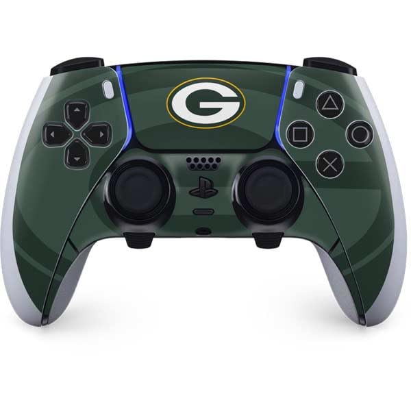 Skinit Decal Gaming Skin Compatible with PS5 DualSense Edge Pro Controller - Officially Licensed NFL Green Bay Packers Double Vision Design