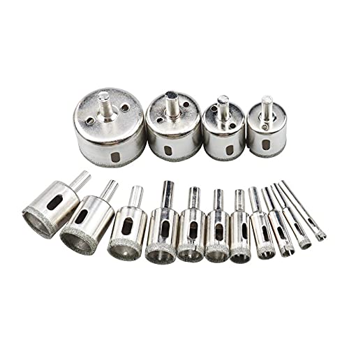 Brocas diamantadas 15 piezas 6mm-50mm para cerámica y mármol miniatura 2