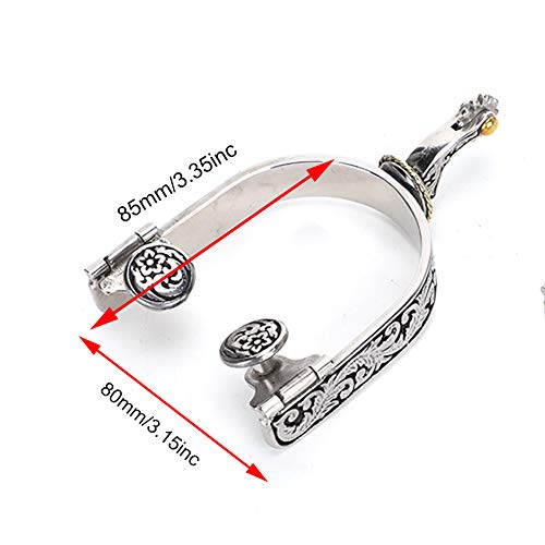 Cowboysporen, duurzame paardensporen, voortreffelijk voor paardentraining paardensportwedstrijden - Afbeelding 4