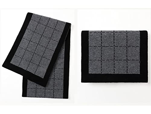 Vcaden Wrap Shawl Scarf Cold Weather Scarves Men's Cashmere Scarf Lattice Knitted Soft Neck Warm Scarves (Color : Onecolor, Size : 180 * 30Cm) #TOP4