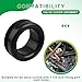 5339 PCV Valve Grommet, Rubber PCV Breather Grommets for All Valve Covers with 1-1/4 Inch Filler-Breather Holes, Performance 5339 PCV Breather Grommet, PCV Grommet, (0.75